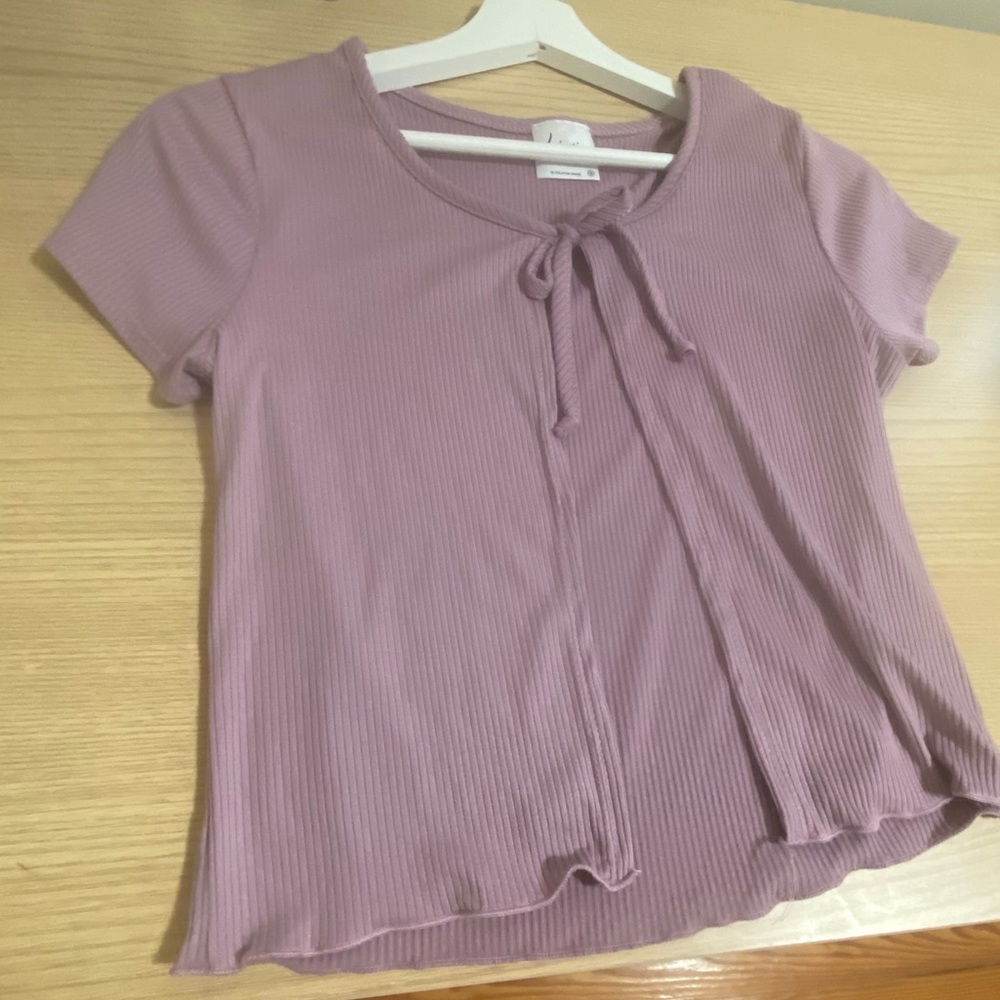 Open Tie Front Top